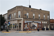STEELE ST, 224, a Commercial Vernacular small retail building, built in Algoma, Wisconsin in 1894.