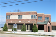 1805-1809 DECKNER AVE, a Art Deco fire house, built in Green Bay, Wisconsin in 1941.