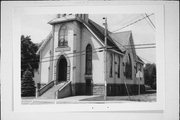 227 N State St, a Early Gothic Revival house of worship, built in Neshkoro, Wisconsin in 1911.