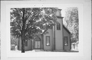 JUST N OF 620 MAIN ST, a Early Gothic Revival church, built in Westfield, Wisconsin in 1865.