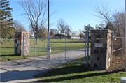 South side of STH 11--Old Settlers Park, a park, built in Union Grove, Wisconsin in 1902.