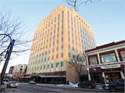 222 W College Ave, a Art Deco large office building, built in Appleton, Wisconsin in 1951.