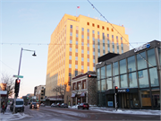 222 W College Ave, a Art Deco large office building, built in Appleton, Wisconsin in 1951.
