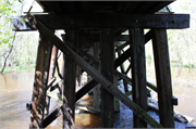 Oconto River State Trail over Little River, a NA (unknown or not a building) bridge, built in Stiles, Wisconsin in 1882.