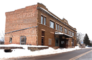 14282 N. STH 122 14282 N. STH 122, a Commercial Vernacular large retail building, built in Saxon, Wisconsin in 1916.