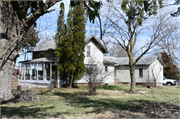 720 N. Milton-Shopiere Road , a Greek Revival house, built in Harmony, Wisconsin in 1855.