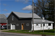 140 E MAIN ST, a Astylistic Utilitarian Building blacksmith shop, built in Alma Center, Wisconsin in 1859.