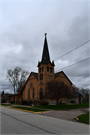 419 S URBERG AVE, a Early Gothic Revival house of worship, built in Blair, Wisconsin in 1900.