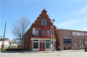 2654 W FOND DU LAC AVE, a German Renaissance Revival small retail building, built in Milwaukee, Wisconsin in 1903.