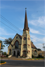 708 E WALWORTH AVE, a Early Gothic Revival house of worship, built in Delavan, Wisconsin in 1895.