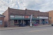 112-116 W BAYFIELD ST, a Commercial Vernacular large retail building, built in Washburn, Wisconsin in 1895.