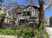 2422-2424 W KILBOURN, a Queen Anne duplex/two-flat, built in Milwaukee, Wisconsin in 1889.
