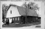 114 S BLACK RIVER ST, a Astylistic Utilitarian Building barn, built in Sparta, Wisconsin in .