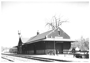Minneapolis, St. Paul and Sault Saint Marie Railway Depot, a Building.