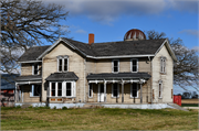 W7956 US HIGHWAY 12, a Gabled Ell house, built in Whitewater, Wisconsin in 1880.