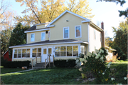7421 Terrace Ave, a Gabled Ell house, built in Middleton, Wisconsin in 1869.
