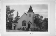 SW CORNER OF CHURCH ST AND MAIN ST, a Queen Anne church, built in Warrens, Wisconsin in .