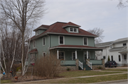 918 WATSON ST, a American Foursquare house, built in Ripon, Wisconsin in 1912.