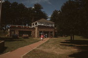 TORPY PARK, a Rustic Style park shelter/building, built in Minocqua, Wisconsin in 1935.