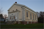 800 1ST ST N, a Greek Revival house of worship, built in Wisconsin Rapids, Wisconsin in 1865.