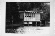 LAKE TOMAHAWK, a Contemporary boat house, built in Minocqua, Wisconsin in 1950.