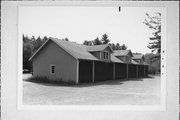 TIMBERLANE RD .8 MI S OF COUNTY HIGHWAY J, a Astylistic Utilitarian Building garage, built in Woodruff, Wisconsin in 1938.