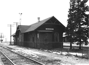Waunakee Railroad Depot, a Building.