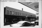 3-9 S BROWN ST, a Spanish/Mediterranean Styles large retail building, built in Rhinelander, Wisconsin in 1929.