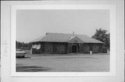 HODAG PARK, a Rustic Style bath house/restroom facility, built in Rhinelander, Wisconsin in 1938.
