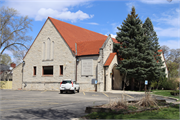 9200 W NORTH AVE, a Late Gothic Revival house of worship, built in Wauwatosa, Wisconsin in 1951.