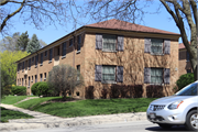 7926 W North Avenue, a Colonial Revival/Georgian Revival apartment/condominium, built in Wauwatosa, Wisconsin in 1950.