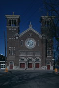 1128 ST JAMES COURT, a Romanesque Revival house of worship, built in Madison, Wisconsin in 1923.