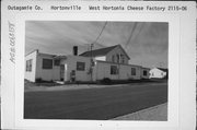 4 MI. W OF HORTONVILLE ON COUNTY HIGHWAY TT, a Astylistic Utilitarian Building dairy processing facility, built in Hortonia, Wisconsin in 1895.