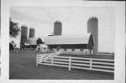 W755 WIS 96, a Astylistic Utilitarian Building barn, built in Kaukauna, Wisconsin in 1955.
