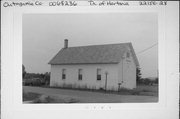 W9702 GIVENS ROAD, NW CORNER OF COUNTY HIGHWAY T AND GIVENS RD, a Front Gabled school-one to six room, built in Hortonia, Wisconsin in 1896.
