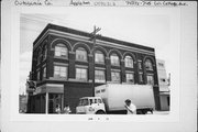 743 1/2-745 W COLLEGE AVE, a Romanesque Revival small office building, built in Appleton, Wisconsin in 1900.