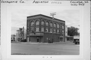 743 1/2-745 W COLLEGE AVE, a Romanesque Revival small office building, built in Appleton, Wisconsin in 1900.