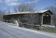 COVERED BRIDGE RD, 1 MI N OF INTERS OF STATE HIGHWAY 60 AND STATE HIGHWAY 143, a Other Vernacular wood bridge, built in Cedarburg, Wisconsin in 1876.