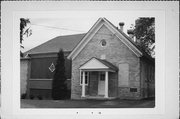 GREEN BAY RD, SE SIDE, .7 MI S OF LAKEFIELD RD, a Front Gabled meeting hall, built in Cedarburg, Wisconsin in 1887.