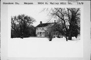 9804 N VALLEY HILL DR 9804 N VALLEY HILL DR, a Side Gabled house, built in Mequon, Wisconsin in 1875.