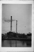 CA.146-150 S WISCONSIN ST, a Art Deco power plant, built in Port Washington, Wisconsin in 1935.