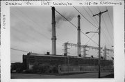 CA.146-150 S WISCONSIN ST, a Art Deco power plant, built in Port Washington, Wisconsin in 1935.