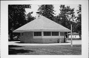 VILLAGE PARK, E END OF ELM ST, a Astylistic Utilitarian Building pavilion, built in Thiensville, Wisconsin in 1956.