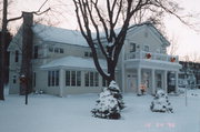 LAKE ST, N, 606, a Greek Revival house, built in Prescott, Wisconsin in 1857.