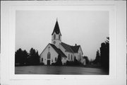 COUNTY HIGHWAY Y, W SIDE, .4 M N OF STATE HIGHWAY 29, a Early Gothic Revival church, built in Martell, Wisconsin in 1857.