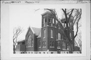269 DAKOTA ST S, a Romanesque Revival church, built in Prescott, Wisconsin in 1912.