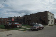 28-34 BRODHEAD ST, a Commercial Vernacular retail building, built in Mazomanie, Wisconsin in 1891.