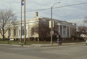 301 N PINE ST, a Neoclassical/Beaux Arts post office, built in Burlington, Wisconsin in 1917.
