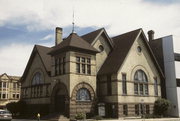 625 COLLEGE AVE, a Romanesque Revival church, built in Racine, Wisconsin in 1895.