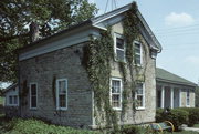 34108 OAK KNOLL RD, a Greek Revival house, built in Burlington, Wisconsin in 1858.